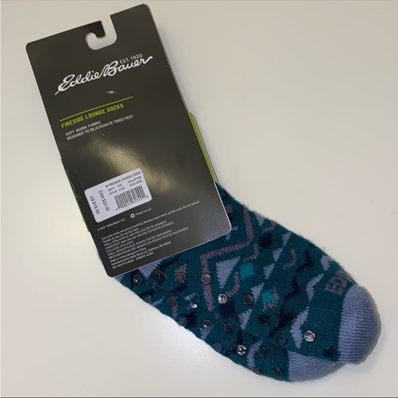 Women's Ultrasoft Eddie Bauer Firelight Lounge Socks One Size 5-10 - Picture 4 of 4